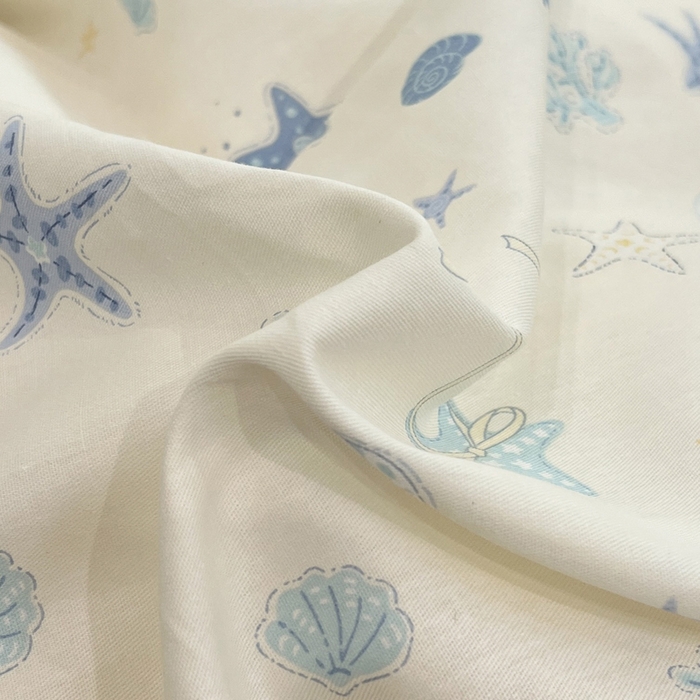 91家纺网 家纺一手货源 找家纺 盛馨家纺 2025年开学季秋冬新品小清新全棉学生三件套四件套床笠四件套跑量款系列 海底世界