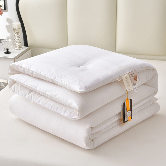 91家纺网 家纺一手货源 找家纺 （总）小牛席业 2025新款全棉小提花大豆被被子被芯冬被