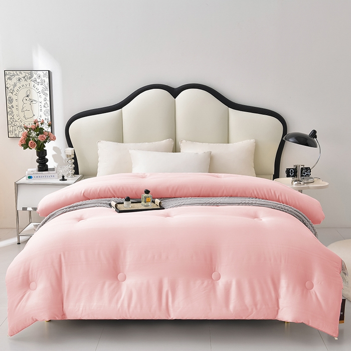 小牛席业 2025新款全棉小提花大豆被被子被芯冬被 全棉小提花被芯系列 (小提花粉）