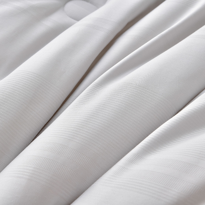 91家纺网 家纺一手货源 找家纺 小牛席业 2025新款全棉小提花大豆被被子被芯冬被 全棉小提花被芯系列 (小提花灰）