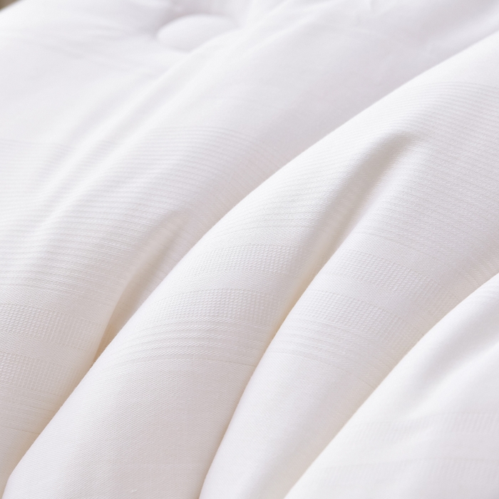 91家纺网 家纺一手货源 找家纺 小牛席业 2025新款全棉小提花大豆被被子被芯冬被 全棉小提花被芯系列 (小提花白）