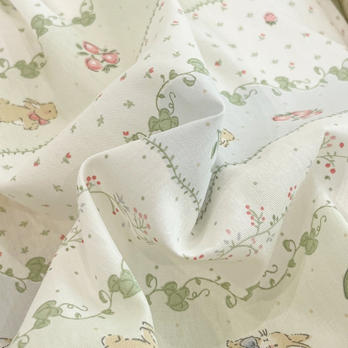 91家纺网 家纺一手货源 找家纺 盛馨家纺 2025年开学季秋冬新品小清新全棉学生三件套四件套床笠四件套跑量款系列 眠眠兔岛