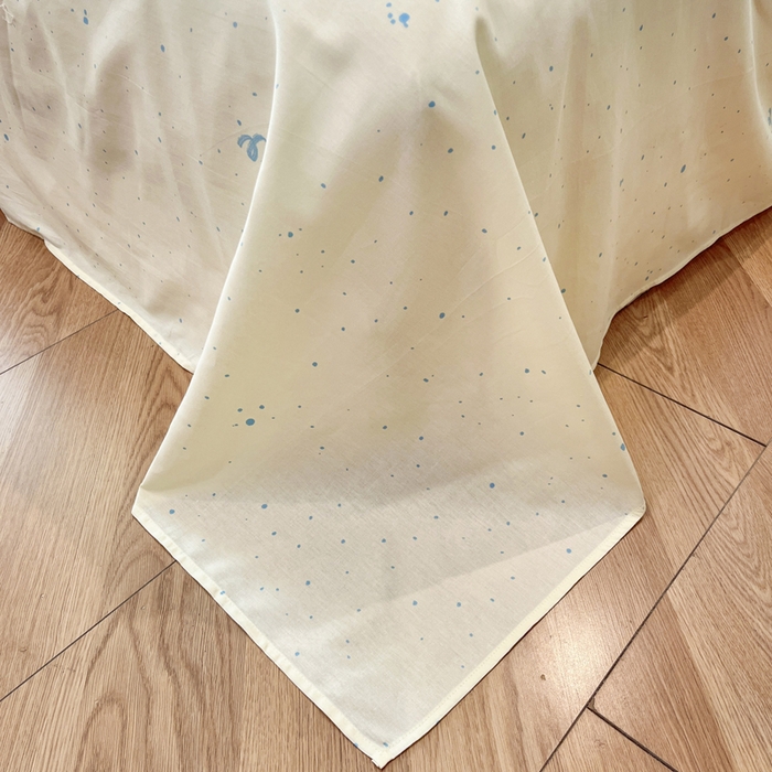 91家纺网 家纺一手货源 找家纺 盛馨家纺 2025年开学季秋冬新品小清新全棉学生三件套四件套床笠四件套跑量款系列 小白狗