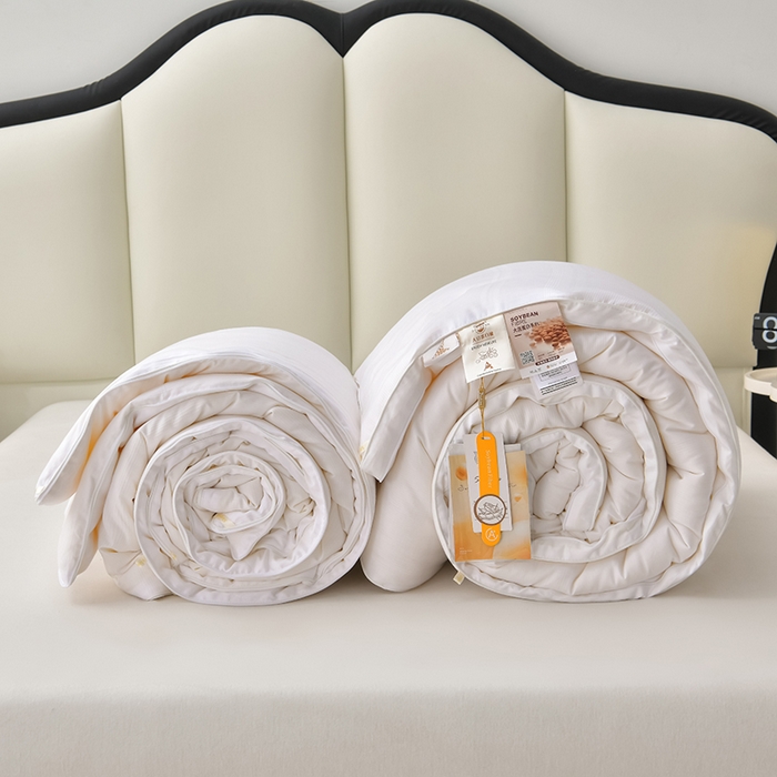 91家纺网 家纺一手货源 找家纺 （总）小牛席业 2025新款全棉小提花大豆立体二合一子母被系列被子被芯冬被双胎被