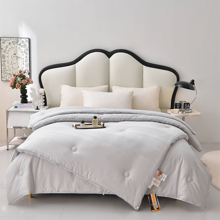 91家纺网 家纺一手货源 找家纺 （总）小牛席业 2025新款全棉小提花大豆立体二合一子母被系列被子被芯冬被双胎被