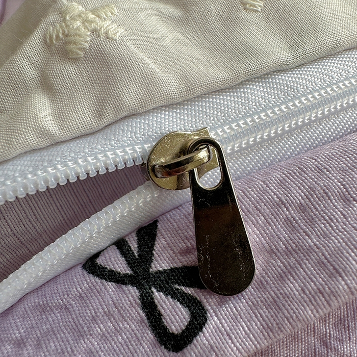 91家纺网 家纺一手货源 找家纺 思诺羽床笠 2025新款A类法式小清新皱皱纱花边蕾丝水洗棉床上四件套宿舍床笠三件套 紫色浪漫