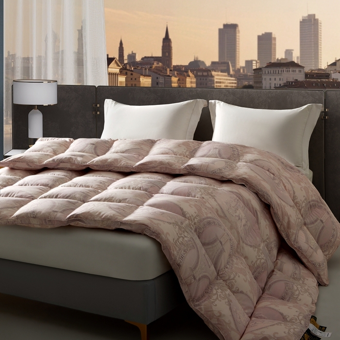 91家纺网 家纺一手货源 找家纺 （总）织梦人羽绒工厂店 2025新款高蓬松羽绒被95鹅绒大牌同款花型