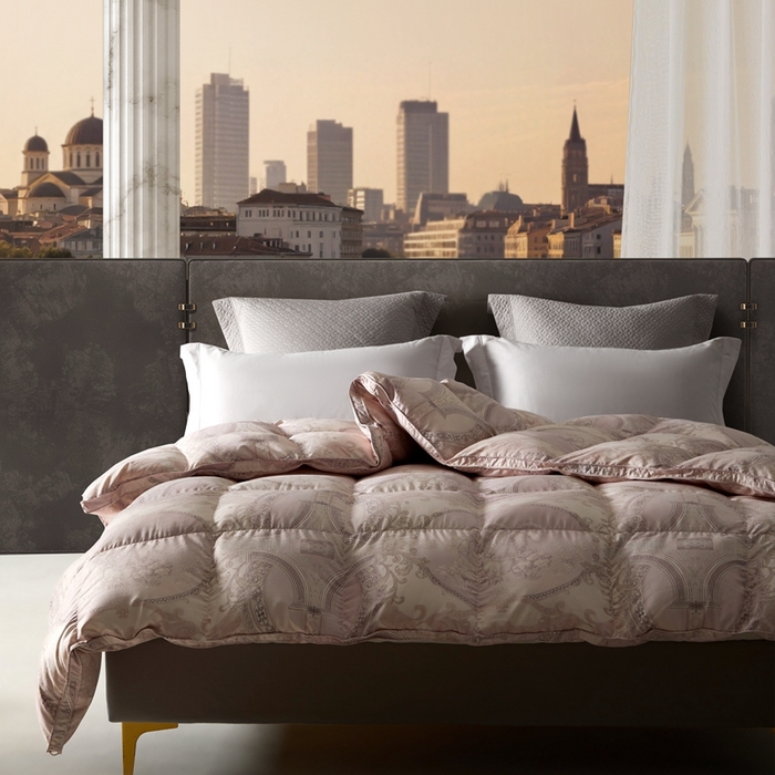 91家纺网 家纺一手货源 找家纺 （总）织梦人羽绒工厂店 2025新款高蓬松羽绒被95鹅绒大牌同款花型