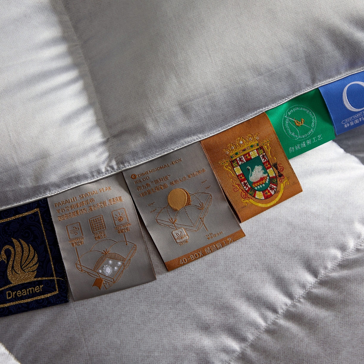 91家纺网 家纺一手货源 找家纺 织梦人羽绒工厂店2025新款羽绒被壳 莫代尔印花-忆江南灰