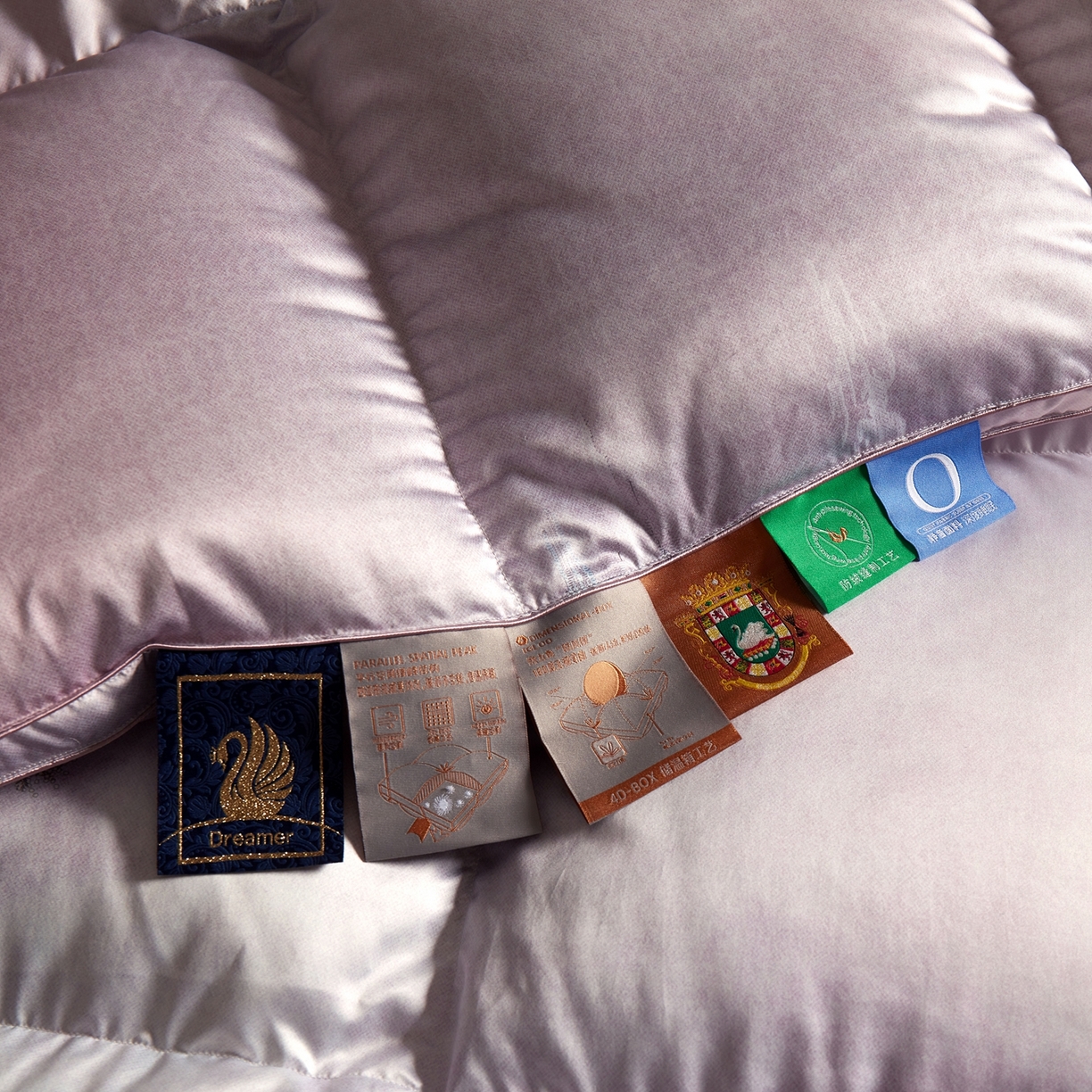 91家纺网 家纺一手货源 找家纺 织梦人羽绒工厂店2025新款羽绒被壳 莫代尔印花-忆江南紫