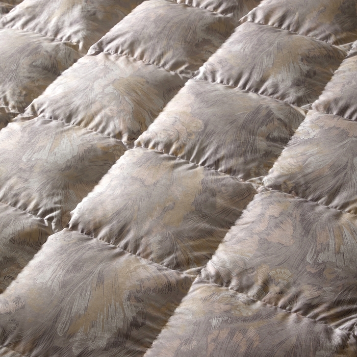 91家纺网 家纺一手货源 找家纺 织梦人羽绒工厂店 2025新款高蓬松羽绒被85鸭绒大牌同款花型 观沧海粉