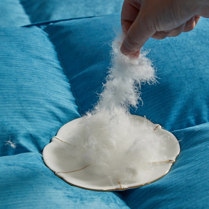 91家纺网 家纺一手货源 找家纺 织梦人羽绒工厂店 2025新款高蓬松羽绒被85鸭绒大牌同款花型 秋山晚翠