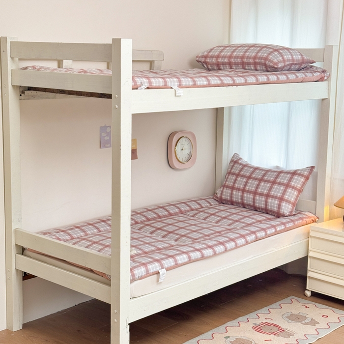 91家纺网 家纺一手货源 找家纺 美宜家 2025新款无印风学生棉花床垫母婴类新疆棉花床垫子软垫家用宿舍床褥垫被单双人出租屋铺底 豆沙红