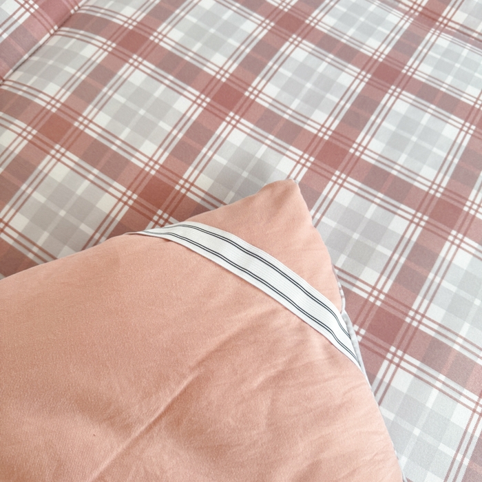 91家纺网 家纺一手货源 找家纺 美宜家 2025新款无印风学生棉花床垫母婴类新疆棉花床垫子软垫家用宿舍床褥垫被单双人出租屋铺底 豆沙红