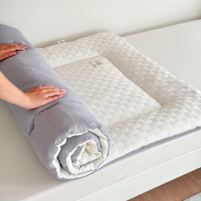 91家纺网 家纺一手货源 找家纺 美宜家 2025新款无印风学生棉花床垫母婴类新疆棉花床垫子软垫家用宿舍床褥垫被单双人出租屋铺底 良品白