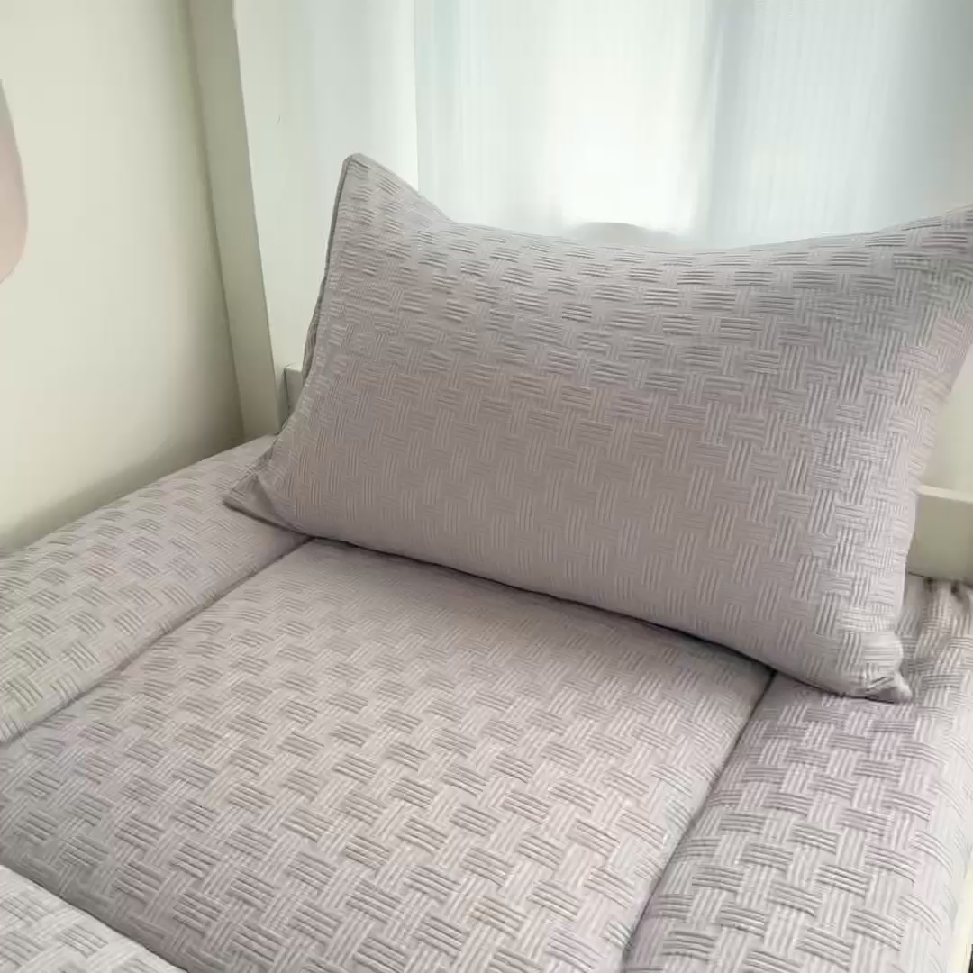 91家纺网 家纺一手货源 找家纺 美宜家 2025新款无印风学生棉花床垫母婴类新疆棉花床垫子软垫家用宿舍床褥垫被单双人出租屋铺底 良品灰