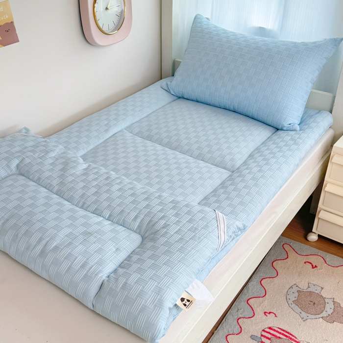 91家纺网 家纺一手货源 找家纺 美宜家 2025新款无印风学生棉花床垫母婴类新疆棉花床垫子软垫家用宿舍床褥垫被单双人出租屋铺底 良品兰