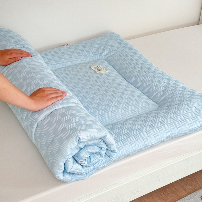 91家纺网 家纺一手货源 找家纺 美宜家 2025新款无印风学生棉花床垫母婴类新疆棉花床垫子软垫家用宿舍床褥垫被单双人出租屋铺底 良品兰