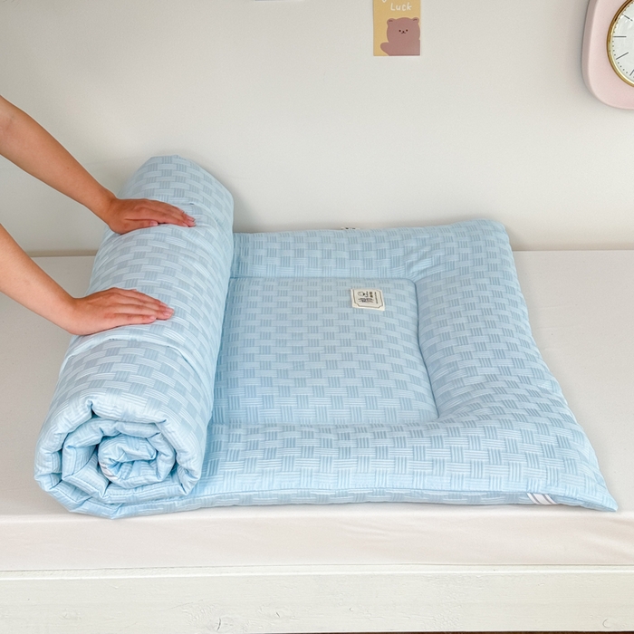 91家纺网 家纺一手货源 找家纺 美宜家 2025新款无印风学生棉花床垫母婴类新疆棉花床垫子软垫家用宿舍床褥垫被单双人出租屋铺底 良品兰