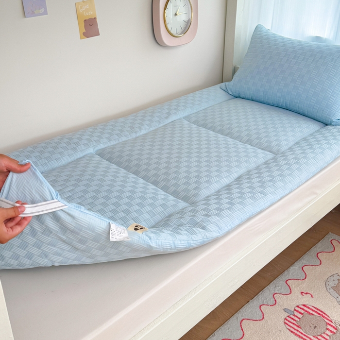 91家纺网 家纺一手货源 找家纺 美宜家 2025新款无印风学生棉花床垫母婴类新疆棉花床垫子软垫家用宿舍床褥垫被单双人出租屋铺底 良品兰