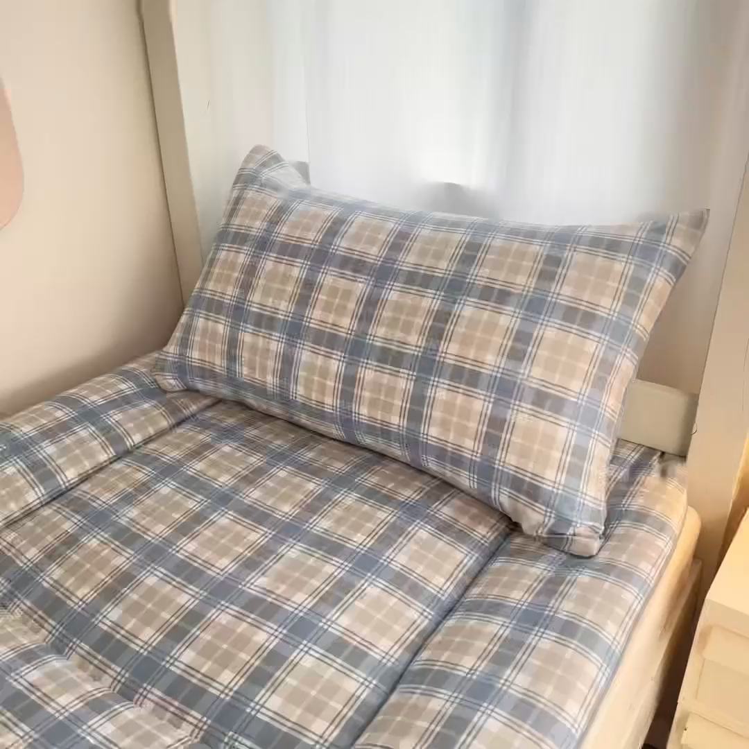 91家纺网 家纺一手货源 找家纺 美宜家 2025新款无印风学生棉花床垫母婴类新疆棉花床垫子软垫家用宿舍床褥垫被单双人出租屋铺底 柠夏兰