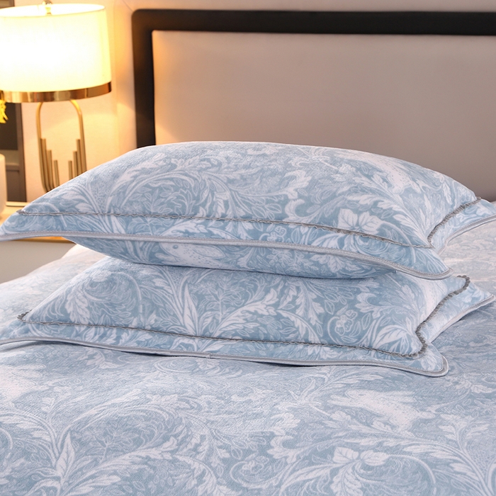 91家纺网 家纺一手货源 找家纺 （总）莱凯家纺 2025新款牛奶绒四件套保暖加厚金貂绒套件