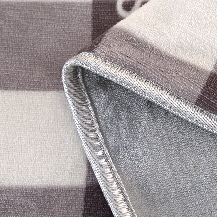 91家纺网 家纺一手货源 找家纺 莱凯家纺 2025新款牛奶绒四件套保暖加厚金貂绒套件 灰小格