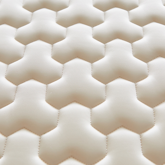 91家纺网 家纺一手货源 找家纺 暖季家纺 暖季家纺 2025新款立体三菱格海绵学生床垫 立体海绵蓝-三棱格白