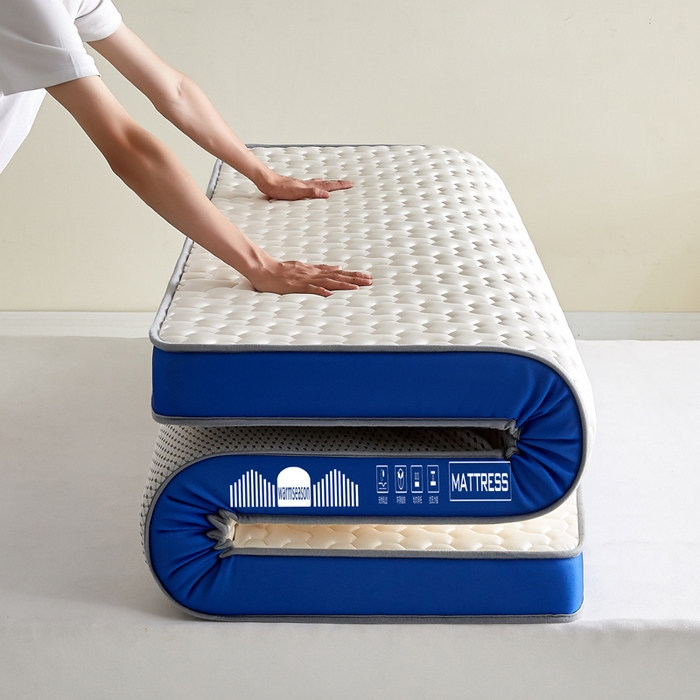 91家纺网 家纺一手货源 找家纺 （总）暖季家纺 暖季家纺 2025新款立体三菱格海绵床垫-成人款