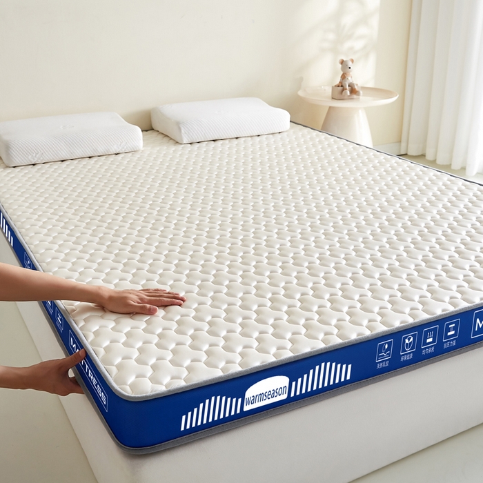 91家纺网 家纺一手货源 找家纺 （总）暖季家纺 暖季家纺 2025新款立体三菱格海绵床垫-成人款