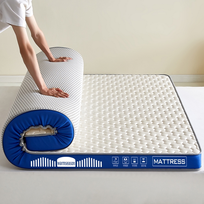 91家纺网 家纺一手货源 找家纺 （总）暖季家纺 暖季家纺 2025新款立体三菱格海绵床垫-成人款