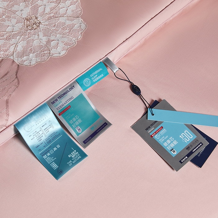 91家纺网 家纺一手货源 找家纺 小牛席业2025新款尚品天丝棉恒温冬被 粉色