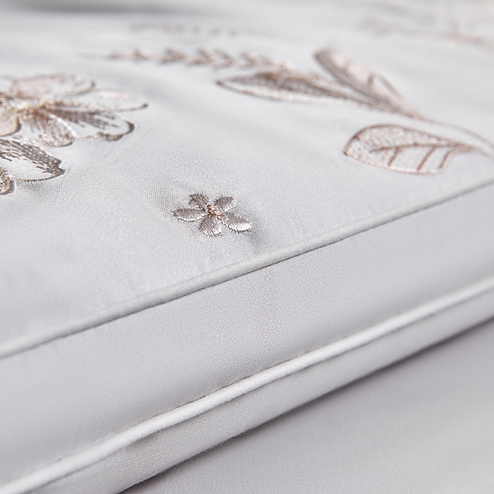 91家纺网 家纺一手货源 找家纺 小牛席业2025新款尚品天丝棉恒温冬被 灰色