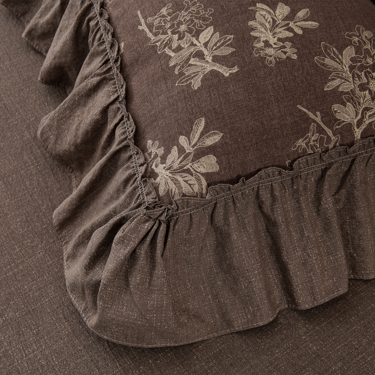 91家纺网 家纺一手货源 找家纺 （总）赛丽雅 2025秋冬新款加厚130克高克重中古复古风磨毛四件套