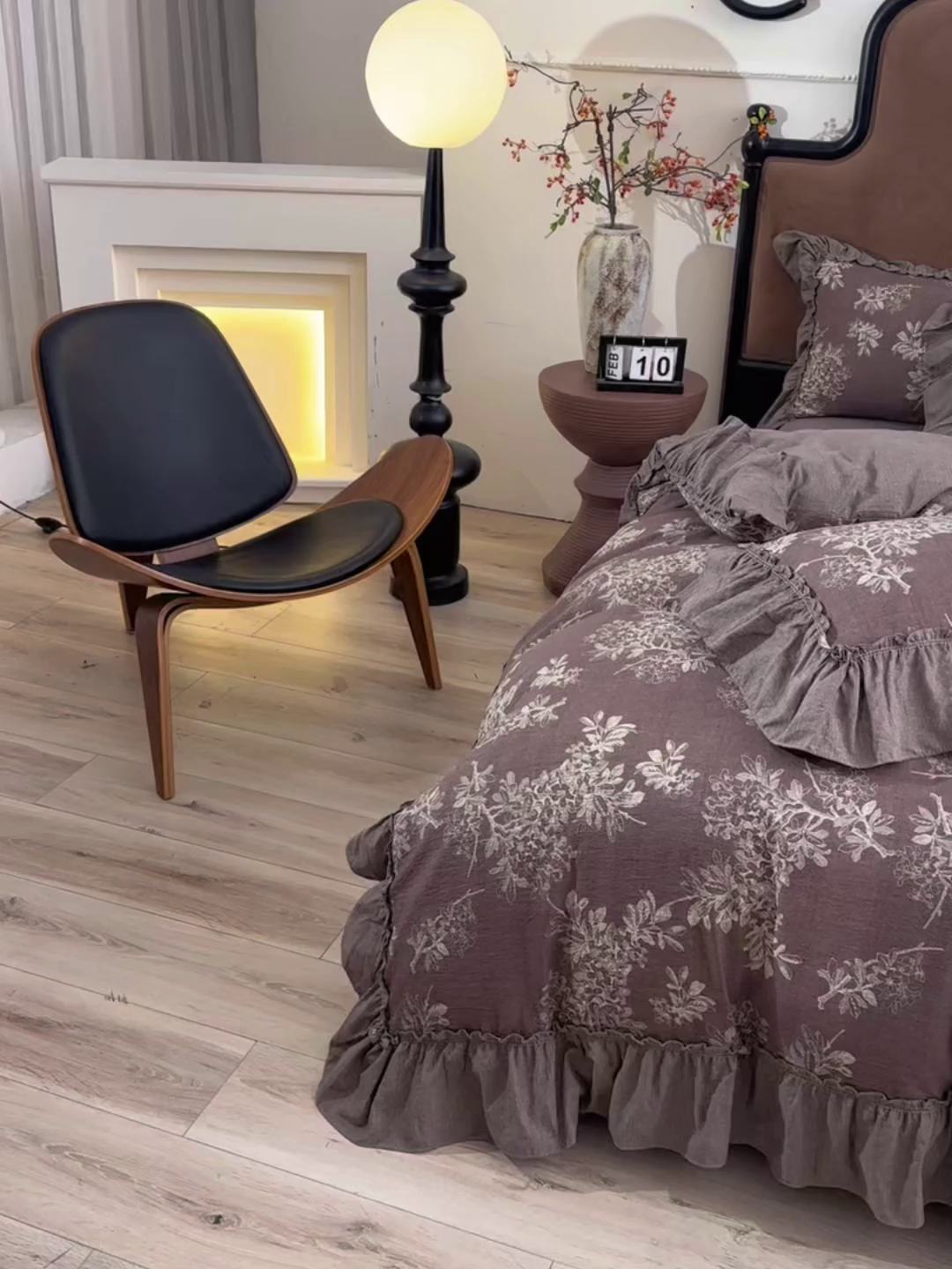 91家纺网 家纺一手货源 找家纺 （总）赛丽雅 2025秋冬新款加厚130克高克重中古复古风磨毛四件套