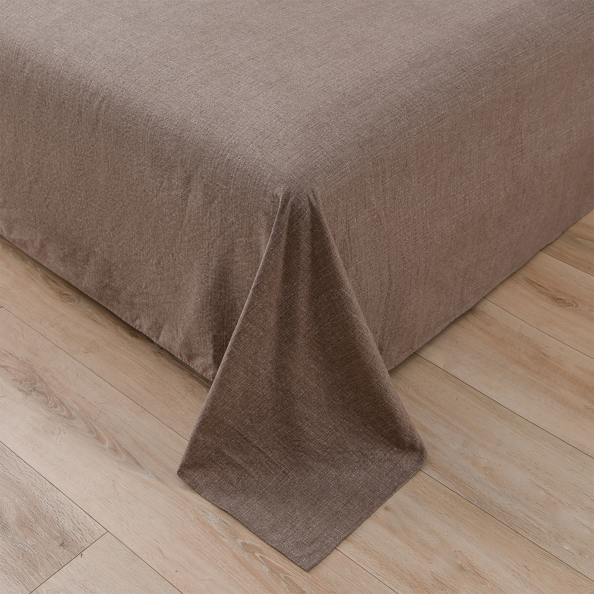 91家纺网 家纺一手货源 找家纺 赛丽雅 2025秋冬新款加厚130克高克重中古复古风磨毛四件套 枫林晚