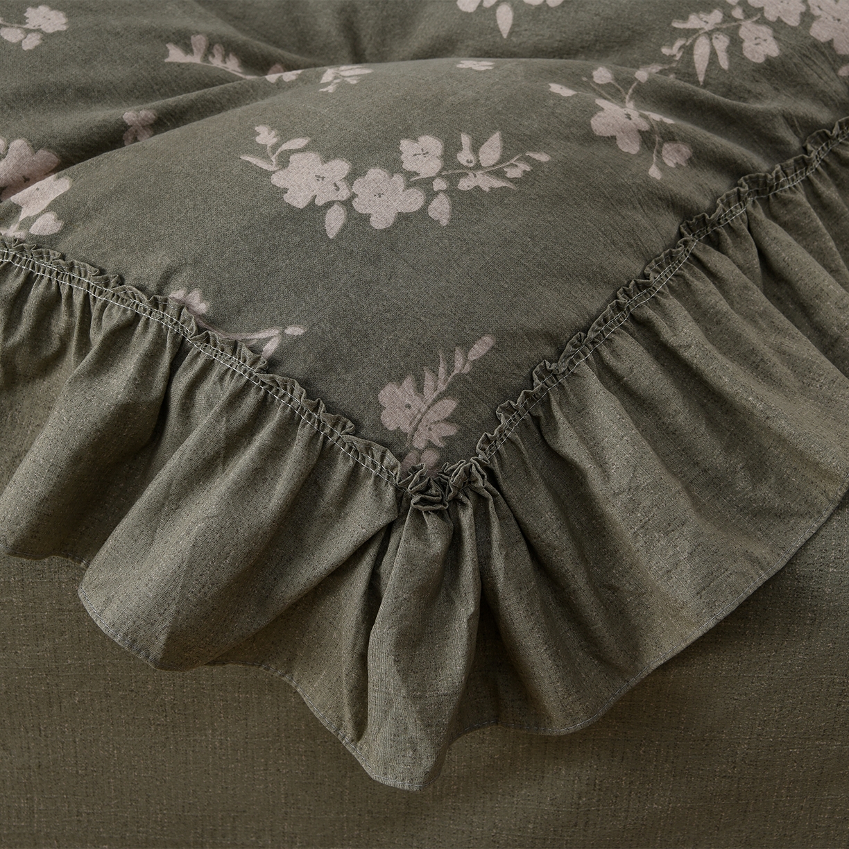 91家纺网 家纺一手货源 找家纺 赛丽雅 2025秋冬新款加厚130克高克重中古复古风磨毛四件套 扶苏