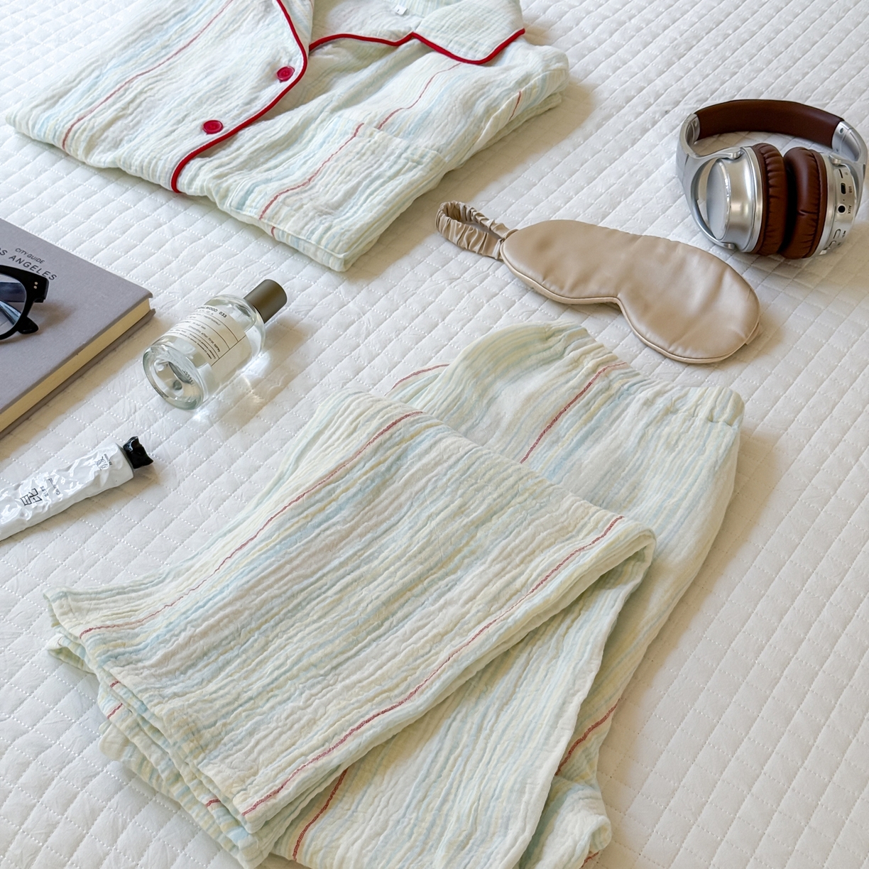 91家纺网 家纺一手货源 找家纺 （总）山舍家居 2025新款全棉纯棉色织双层纱家居服