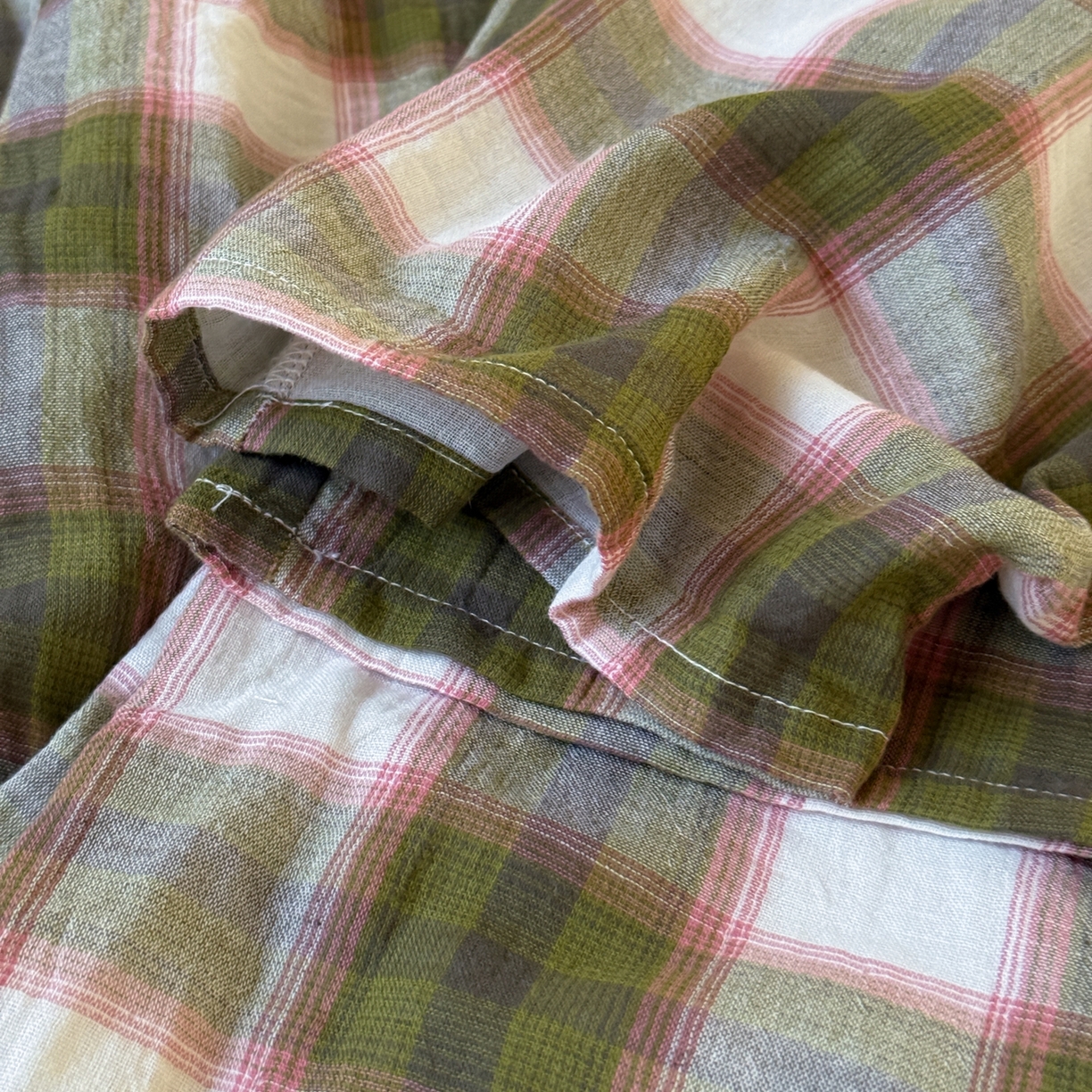 91家纺网 家纺一手货源 找家纺 山舍家居 2025新款全棉纯棉色织双层纱家居服 沉睡森林