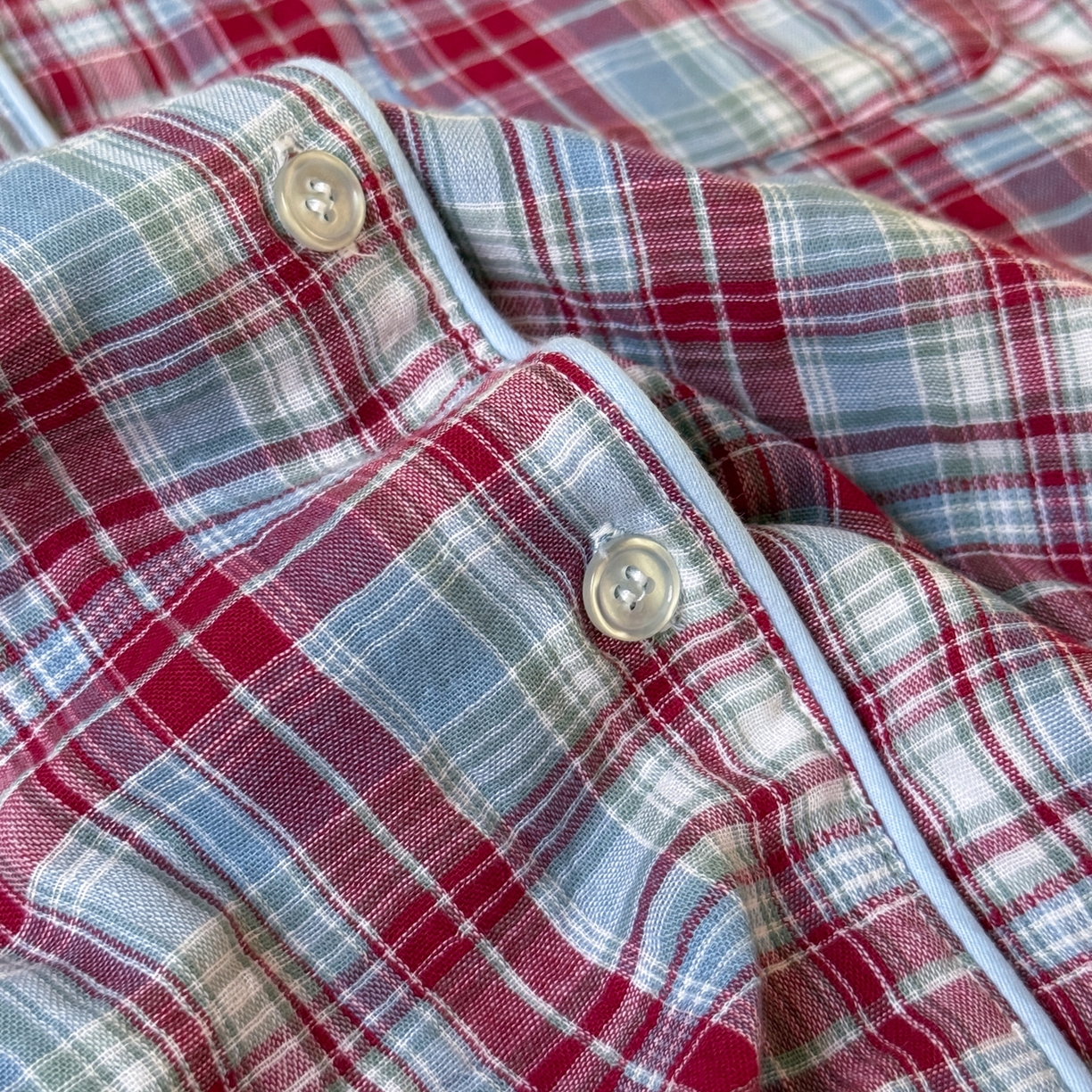 91家纺网 家纺一手货源 找家纺 山舍家居 2025新款全棉纯棉色织双层纱家居服 伦敦晚报