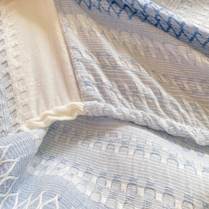 91家纺网 家纺一手货源 找家纺 （总）灰鲸 2025新款全棉纯棉色织提花单床笠 床笠单件