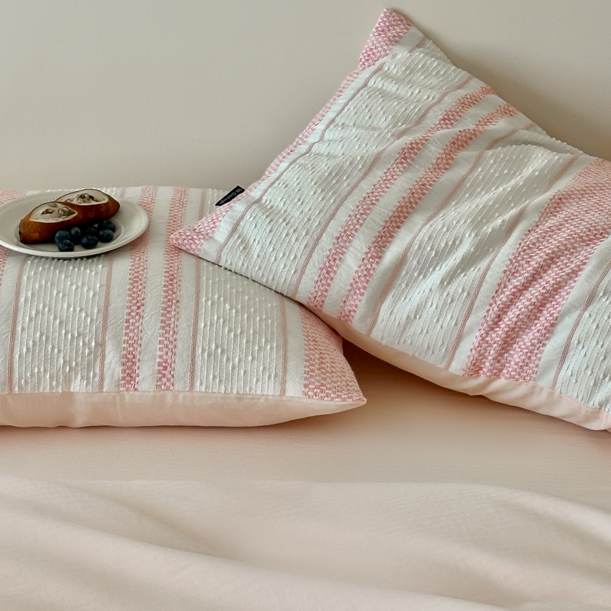 91家纺网 家纺一手货源 找家纺 （总）蜜宿 2025新款全棉纯棉穿线提花四件套-云舒