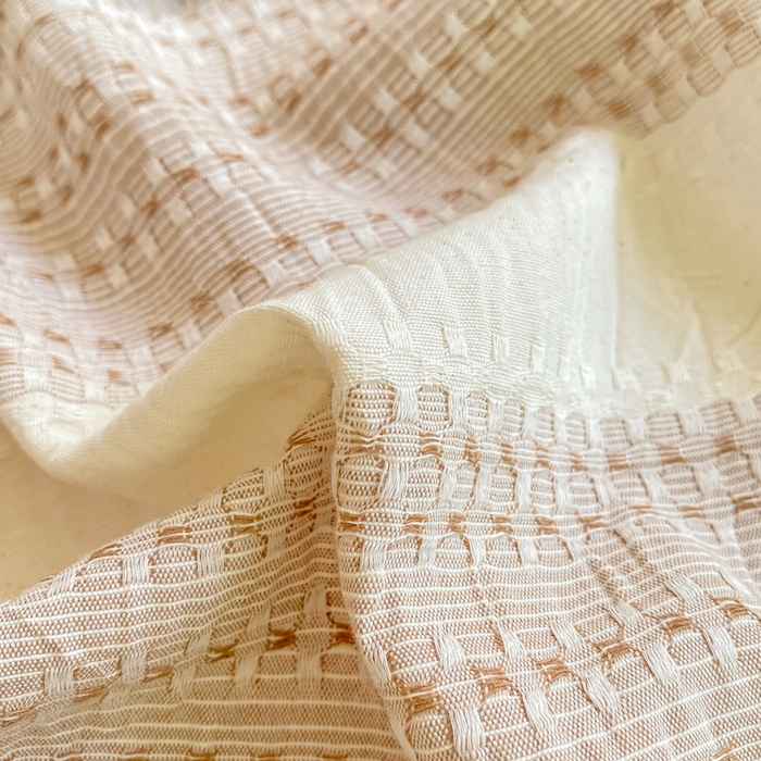 91家纺网 家纺一手货源 找家纺 灰鲸 2025新款全棉纯棉色织提花单床笠 床笠单件 泛歌-咖