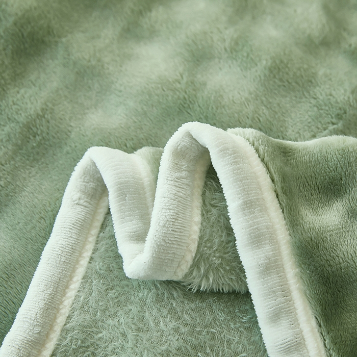 91家纺网 家纺一手货源 找家纺 七里香 2025新款A类跨境外贸托卡斯兔毛绒牛奶绒毛毯泡泡毯多功能盖毯 泡泡毯-果绿