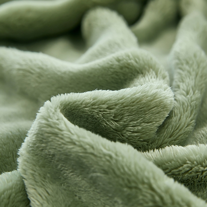 91家纺网 家纺一手货源 找家纺 七里香 2025新款A类跨境外贸托卡斯兔毛绒牛奶绒毛毯泡泡毯多功能盖毯 泡泡毯-果绿