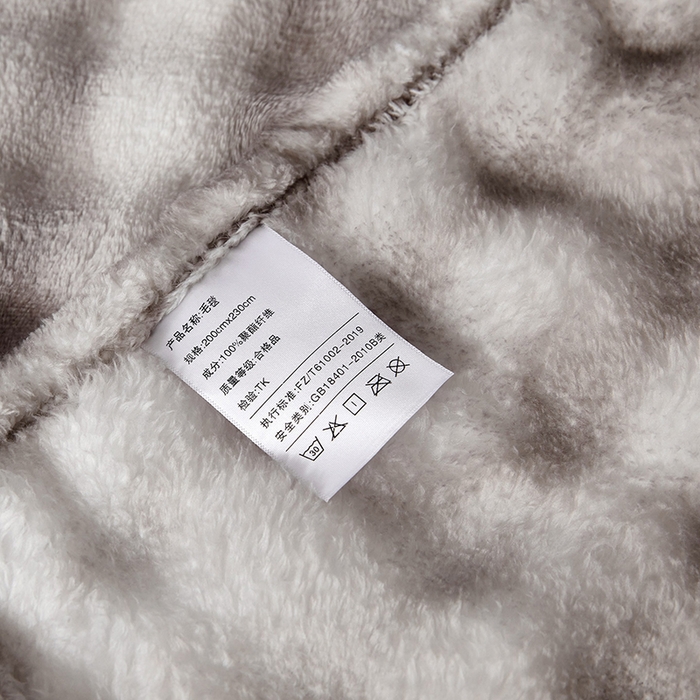 91家纺网 家纺一手货源 找家纺 肖恩毯业 2025新款托斯卡纳兔毛绒炫彩毛毯泡泡绒牛奶绒毯沙发盖毯跨境专供外贸出口可定制尺寸量大可谈 炫彩深灰