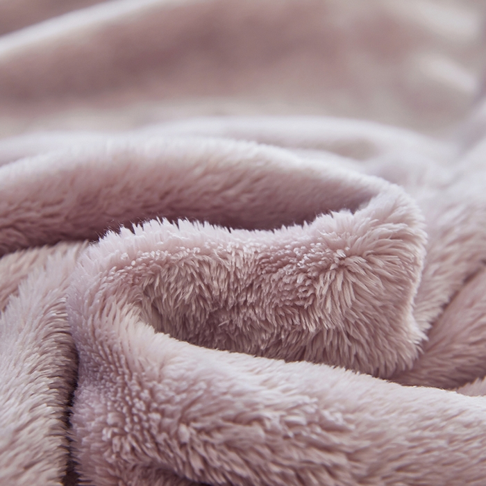 91家纺网 家纺一手货源 找家纺 七里香 2025新款A类跨境外贸托卡斯兔毛绒牛奶绒毛毯泡泡毯多功能盖毯 泡泡毯-紫色