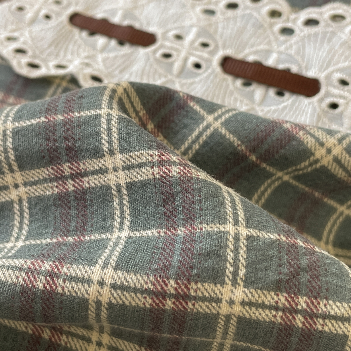 91家纺网 家纺一手货源 找家纺 韩后家纺 2025新款木棉印花四件套 艾格-绿