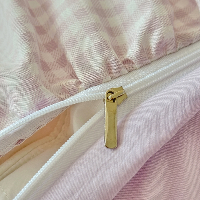 91家纺网 家纺一手货源 找家纺 易辰美 2025新款法式公主风夹棉床盖四件套 禧利-兰