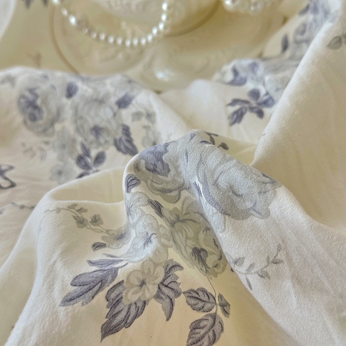 91家纺网 家纺一手货源 找家纺 易辰美 2025新款法式公主风夹棉床盖四件套 禧利-兰